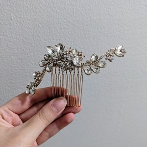 Bridal Hairpiece - Rose gold